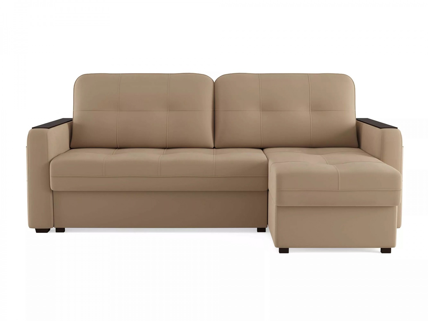 Угловой диван СМАРТ 3 Модель 063 (Velutto 05), правый купить в Москве