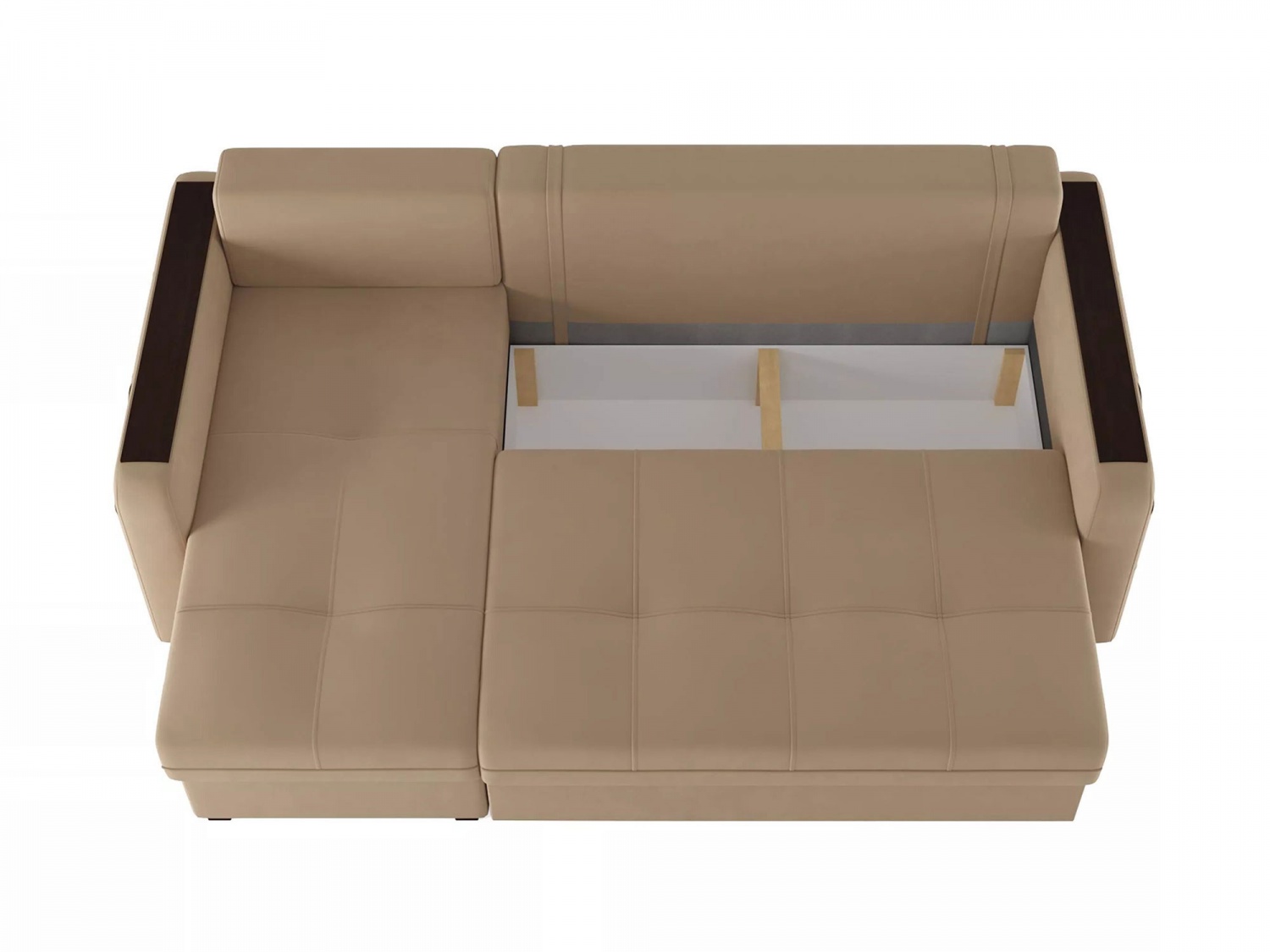 Угловой диван СМАРТ 3 Модель 063 (Velutto 05), левый купить в Москве