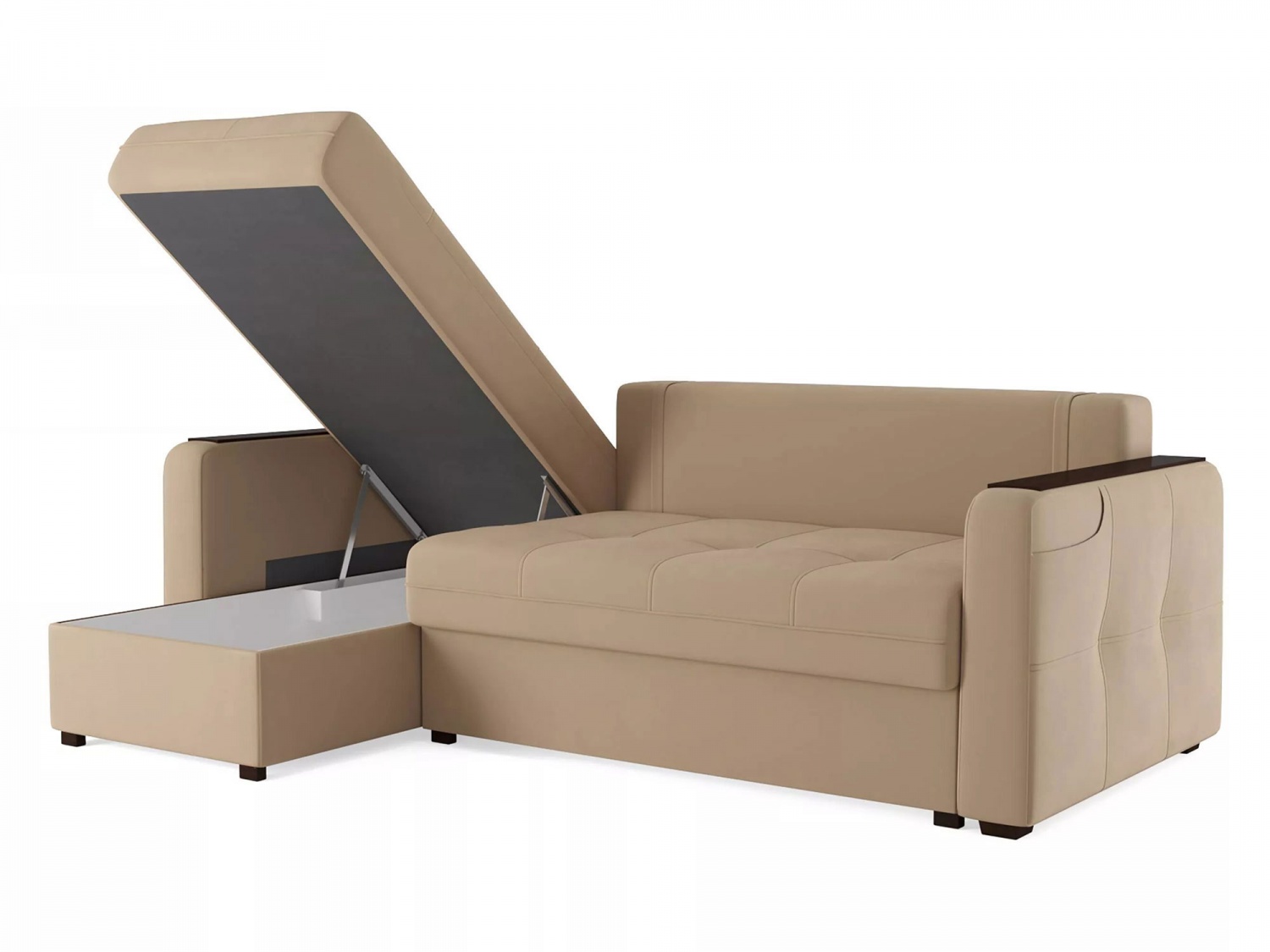 Угловой диван СМАРТ 3 Модель 063 (Velutto 05), левый купить в Москве