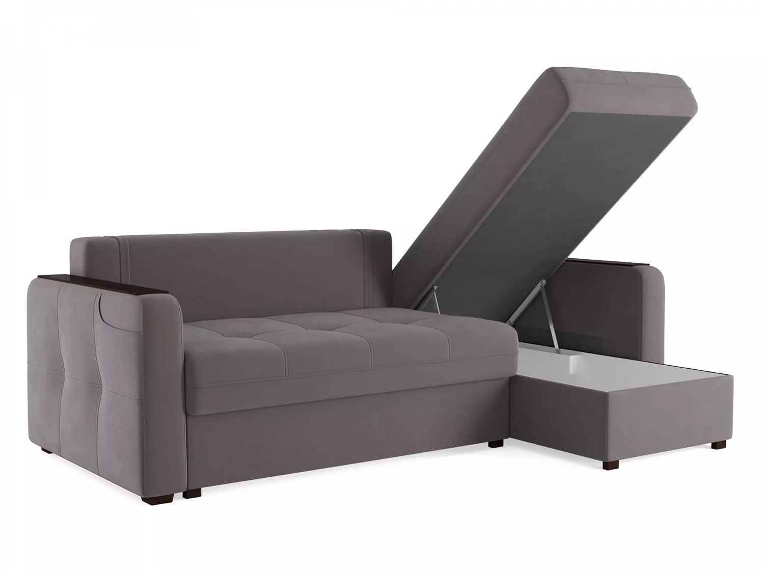 Угловой диван СМАРТ 3 Модель 063 (Velutto 19), правый купить в Москве