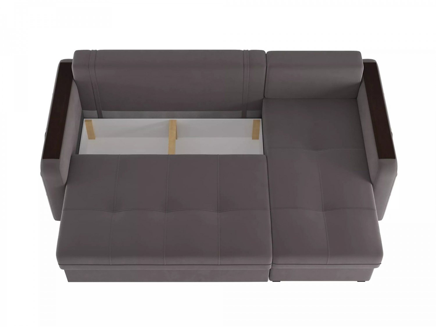 Угловой диван СМАРТ 3 Модель 063 (Velutto 19), правый купить в Москве