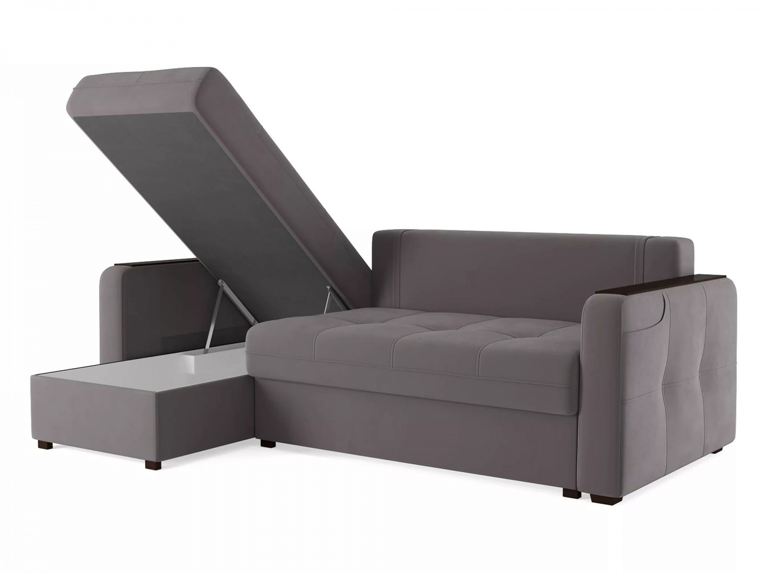 Угловой диван СМАРТ 3 Модель 063 (Velutto 19), левый купить в Москве