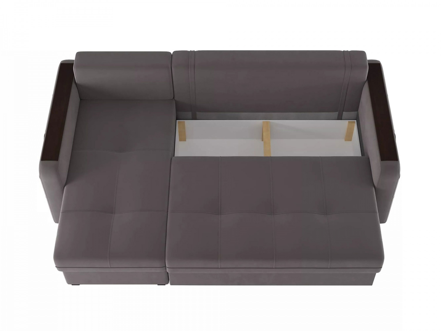 Угловой диван СМАРТ 3 Модель 063 (Velutto 19), левый купить в Москве