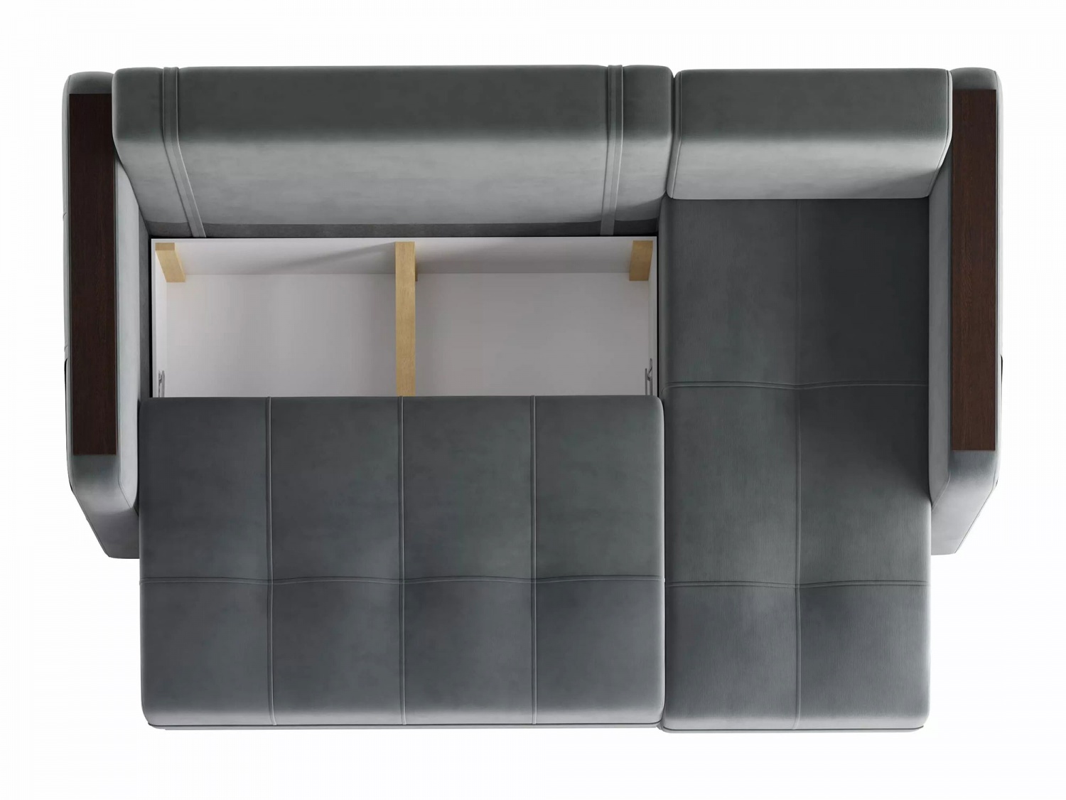 Угловой диван СМАРТ 3 Модель 063 (Вивальди 8), правый купить в Москве