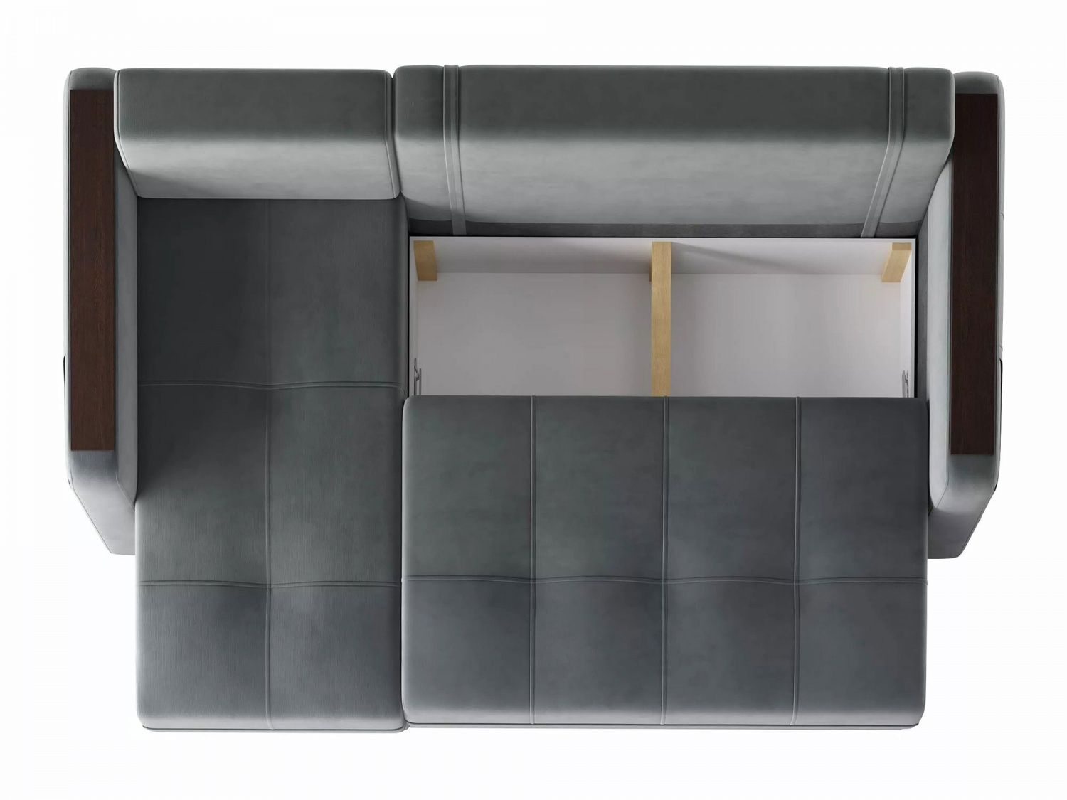 Угловой диван СМАРТ 3 Модель 063 (Вивальди 8), левый купить в Москве