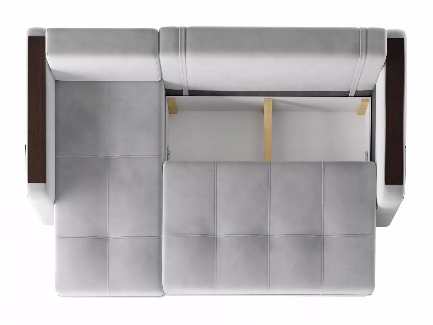 Угловой диван СМАРТ 3 Модель 063 (Ультра смог), левый купить в Москве