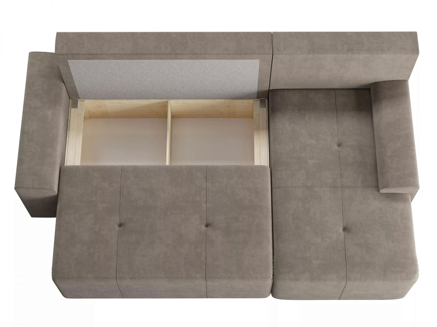 Угловой диван Альмисса Модель 001 (Вивальди 5), правый купить в Москве