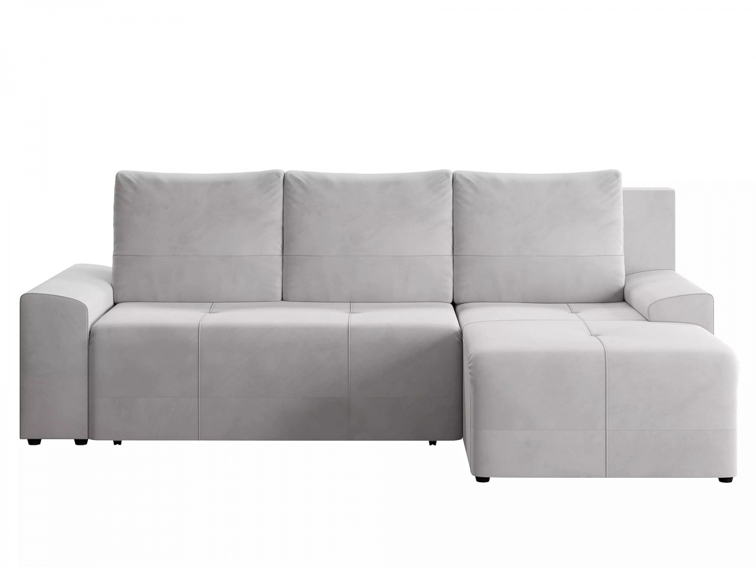 Угловой диван Альмисса Модель 001 (Ультра Смог), правый купить в Москве