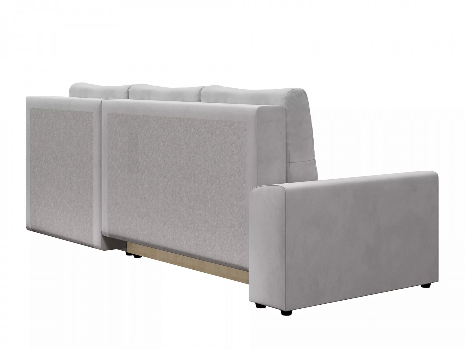 Угловой диван Альмисса Модель 001 (Ультра Смог), правый купить в Москве