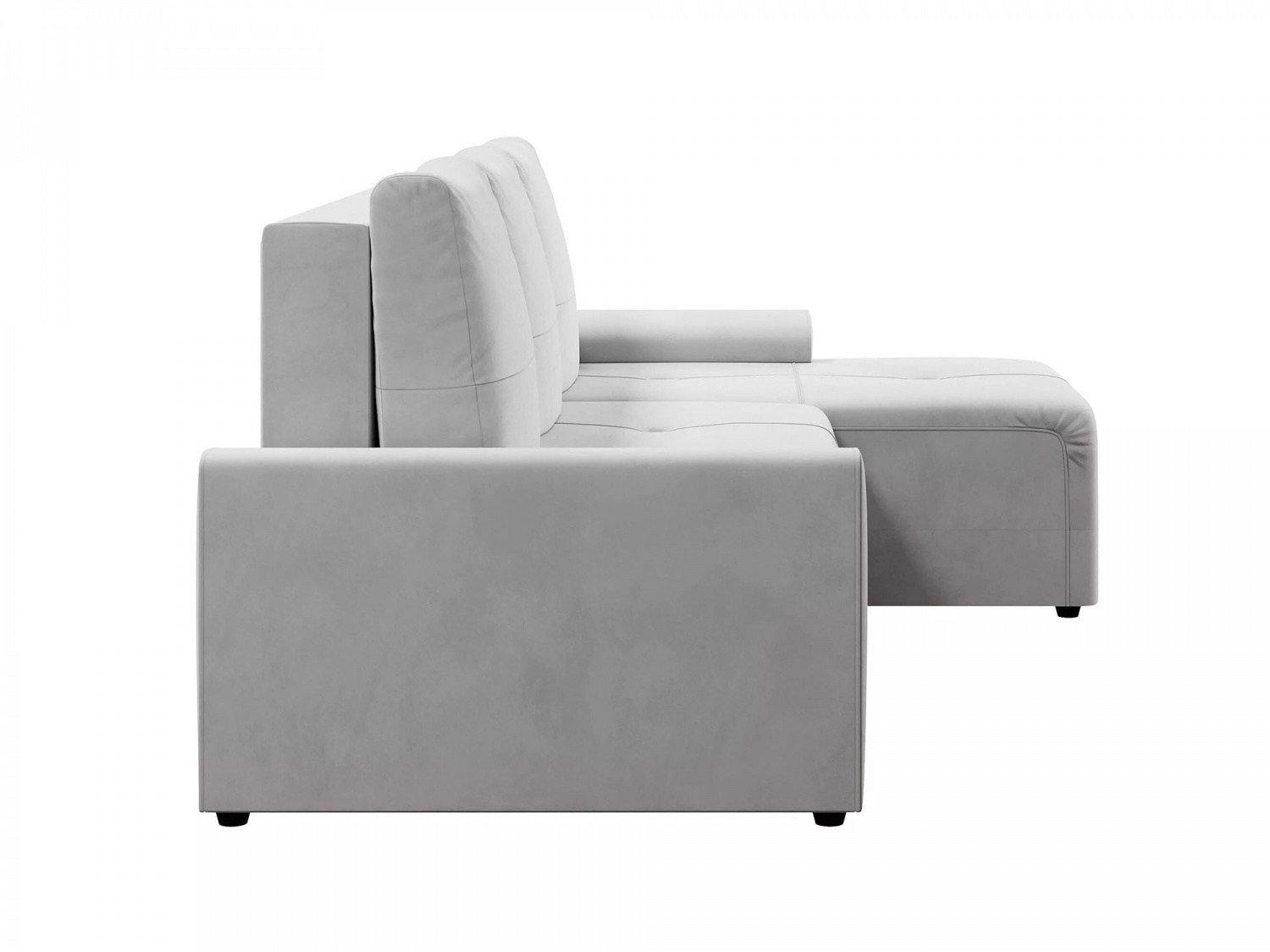 Угловой диван Альмисса Модель 001 (Ультра Смог), правый купить в Москве