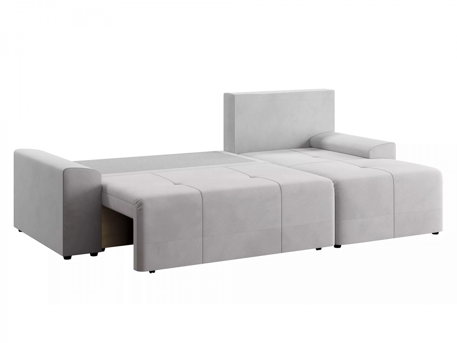 Угловой диван Альмисса Модель 001 (Ультра Смог), правый купить в Москве