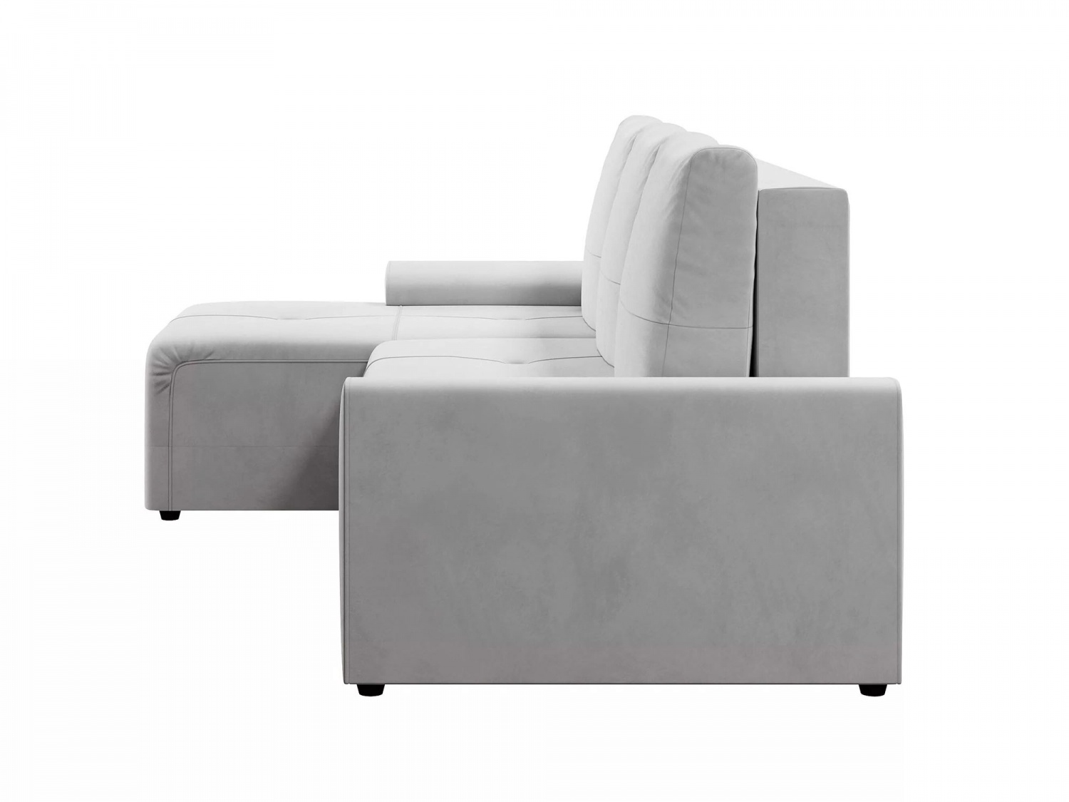 Угловой диван Альмисса Модель 001 (Ультра Смог), левый купить в Москве