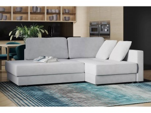 Угловой диван Бостон Модель 037 (Ультра смог), правый