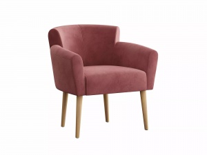 Кресло для отдыха Вирджиния Модель 015 (Ультра коралл)