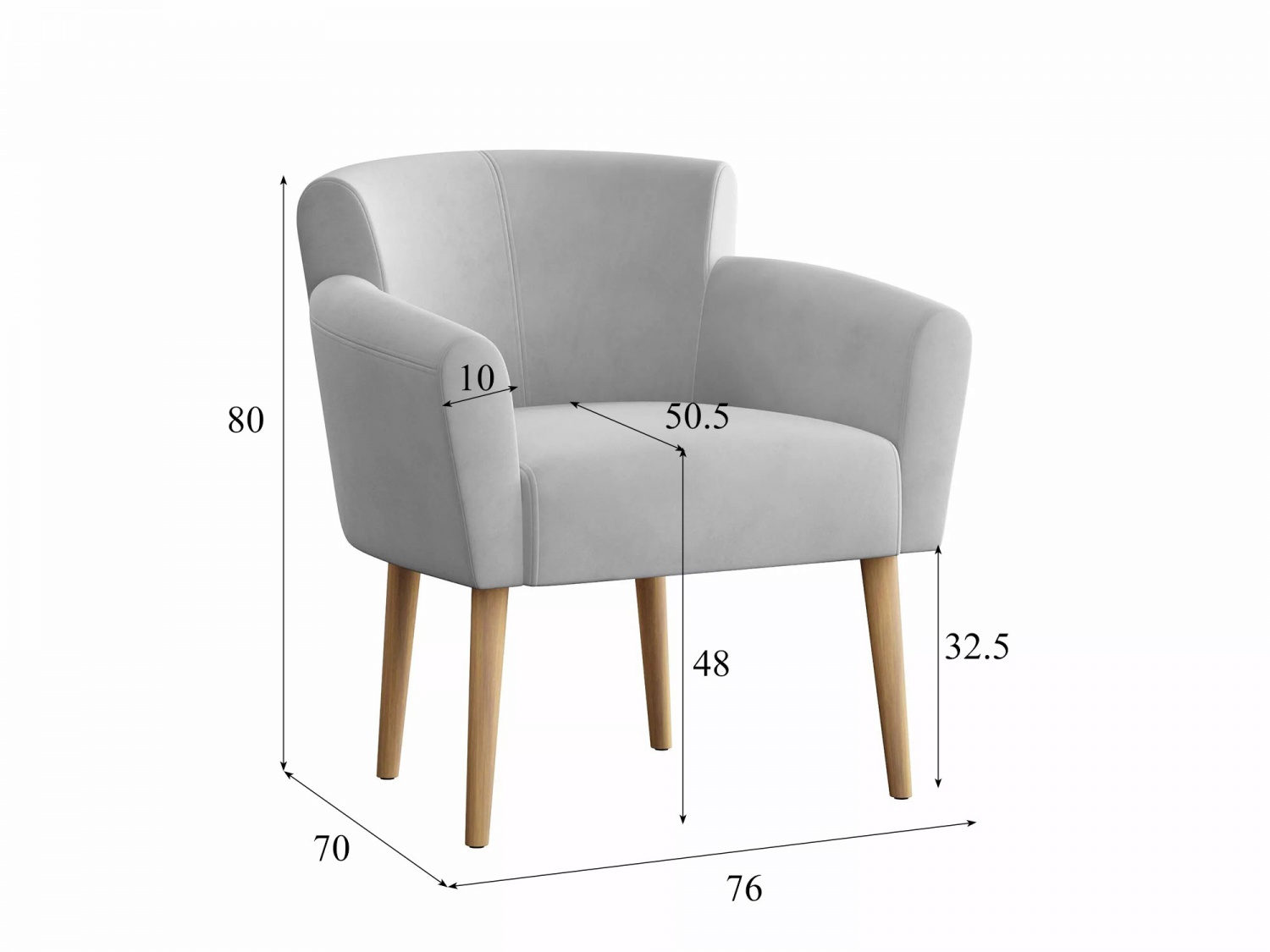 Кресло для отдыха Вирджиния Модель 015 (Ультра смог) купить в Москве
