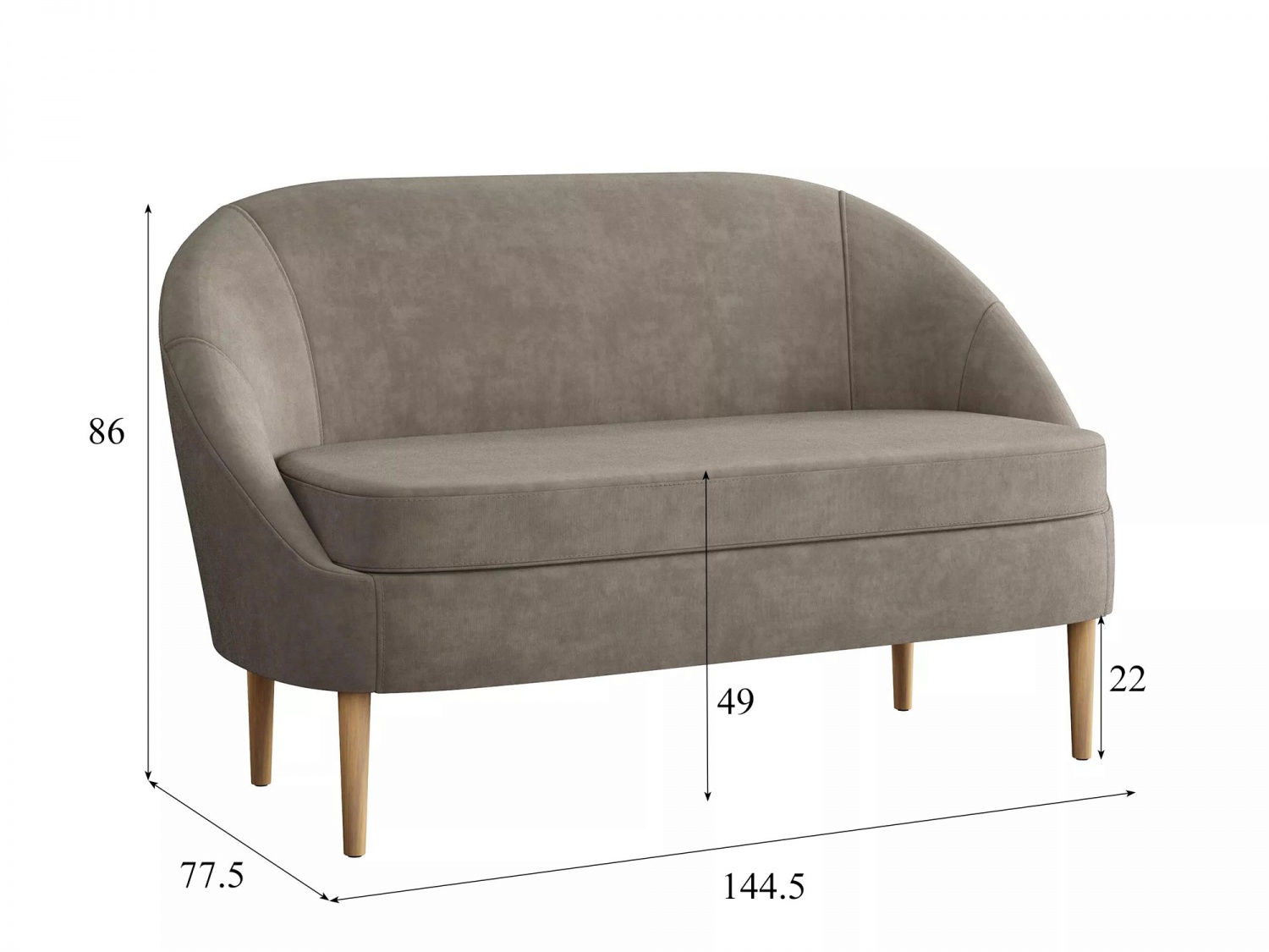 Диван Комо Модель 005 (Вивальди 5) купить в Москве