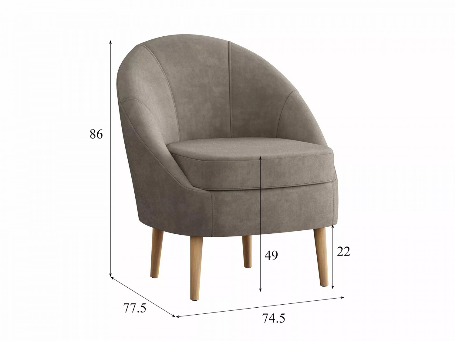 Кресло для отдыха Комо Модель 005 (Вивальди 5) купить в Москве