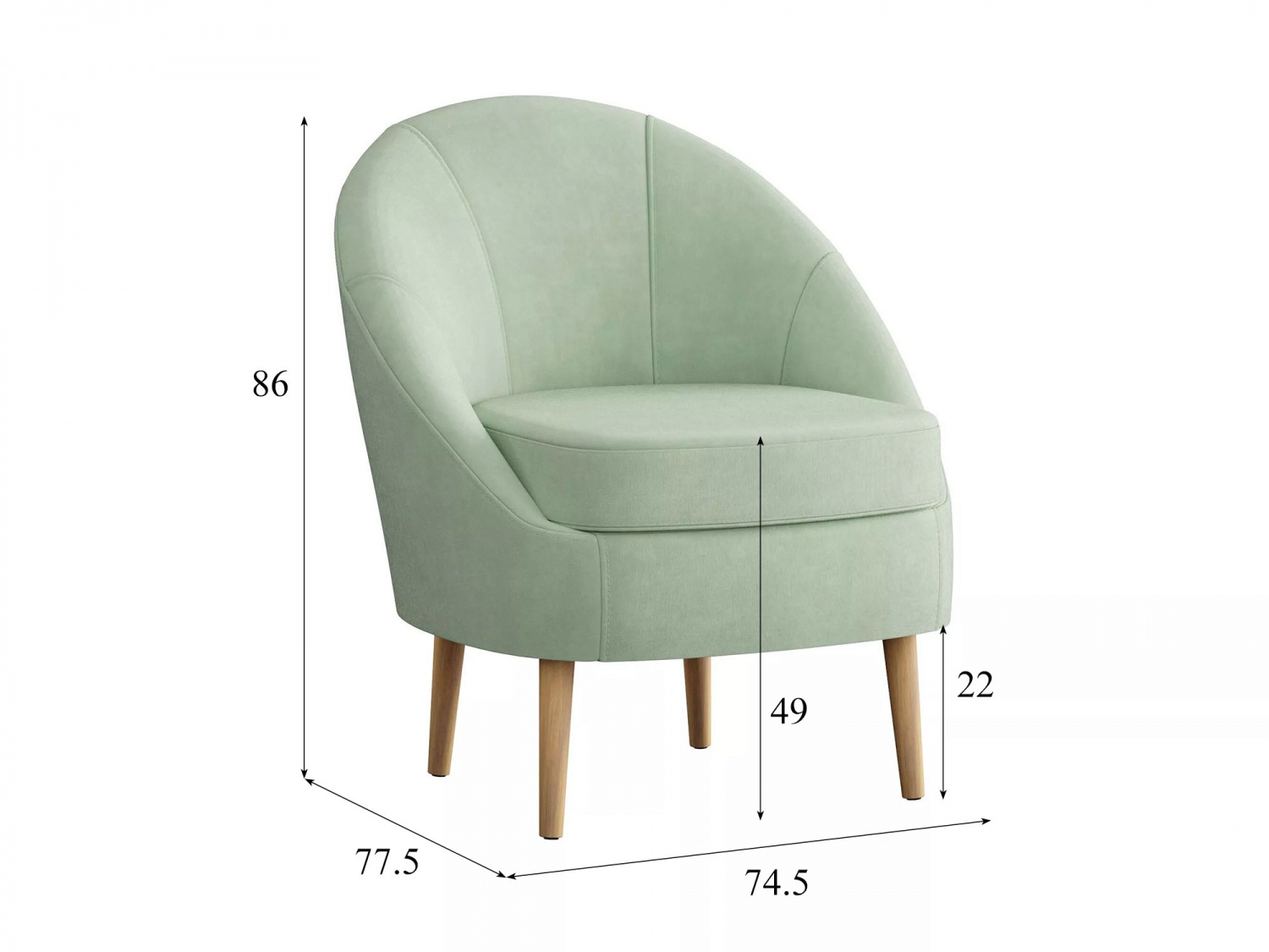 Кресло для отдыха Комо Модель 005 (Вивальди 9) купить в Москве