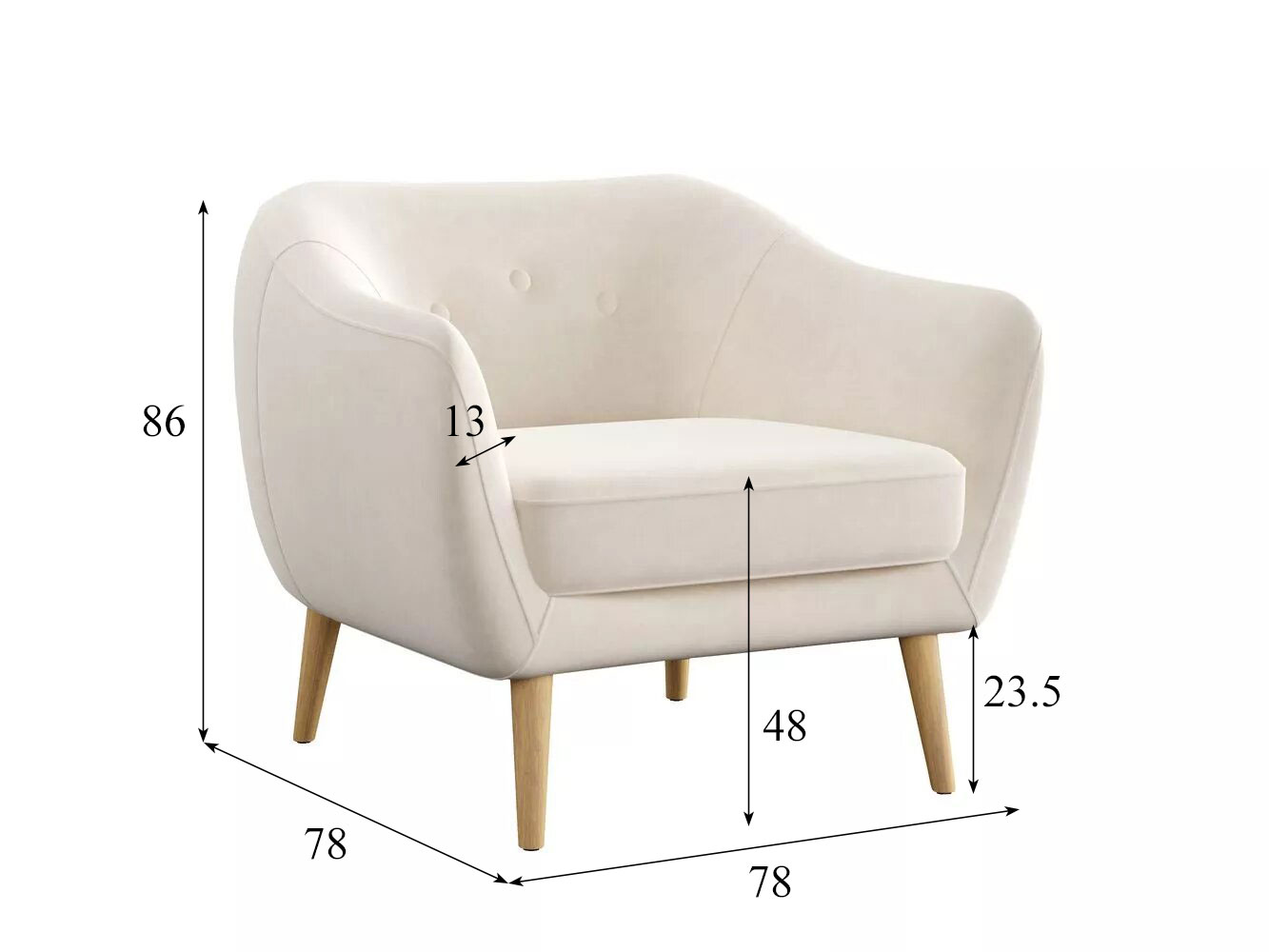 Кресло для отдыха Ланкастер Модель 066 (Вивальди 2) купить в Москве