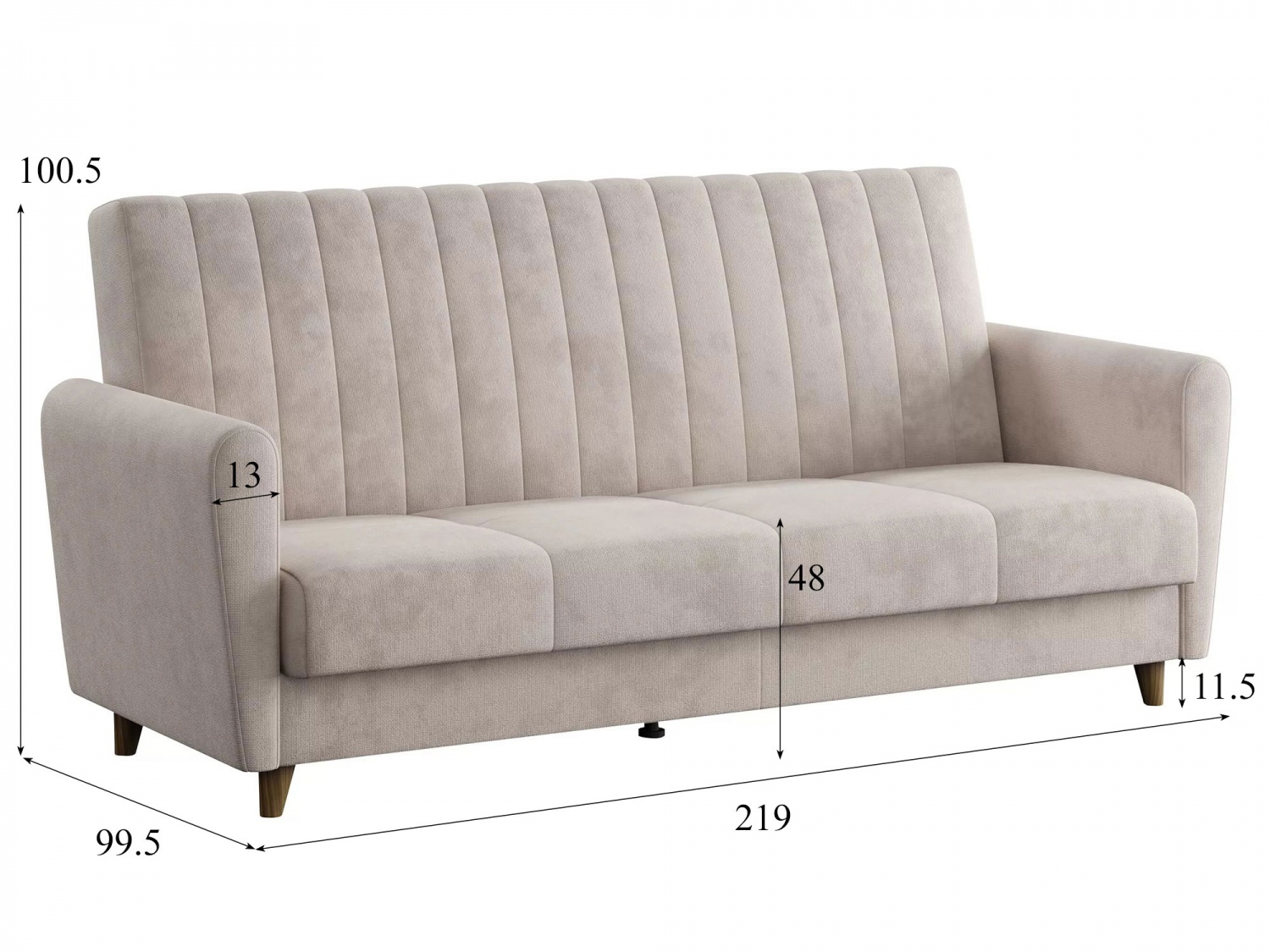 Диван Монако Модель 002 (Вивальди 4) купить в Москве