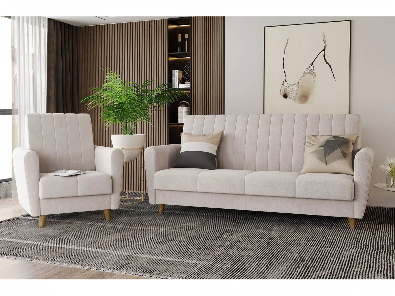 Диван Монако Модель 002 (Вивальди 4) купить в Москве