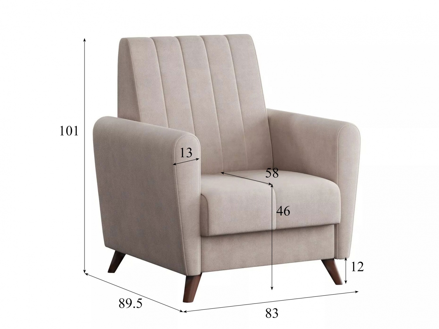 Кресло для отдыха Монако Модель 002 (Вивальди 4) купить в Москве