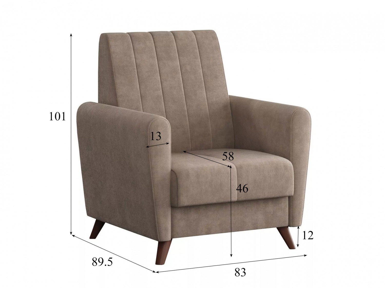 Кресло для отдыха Монако Модель 002 (Вивальди 5) купить в Москве