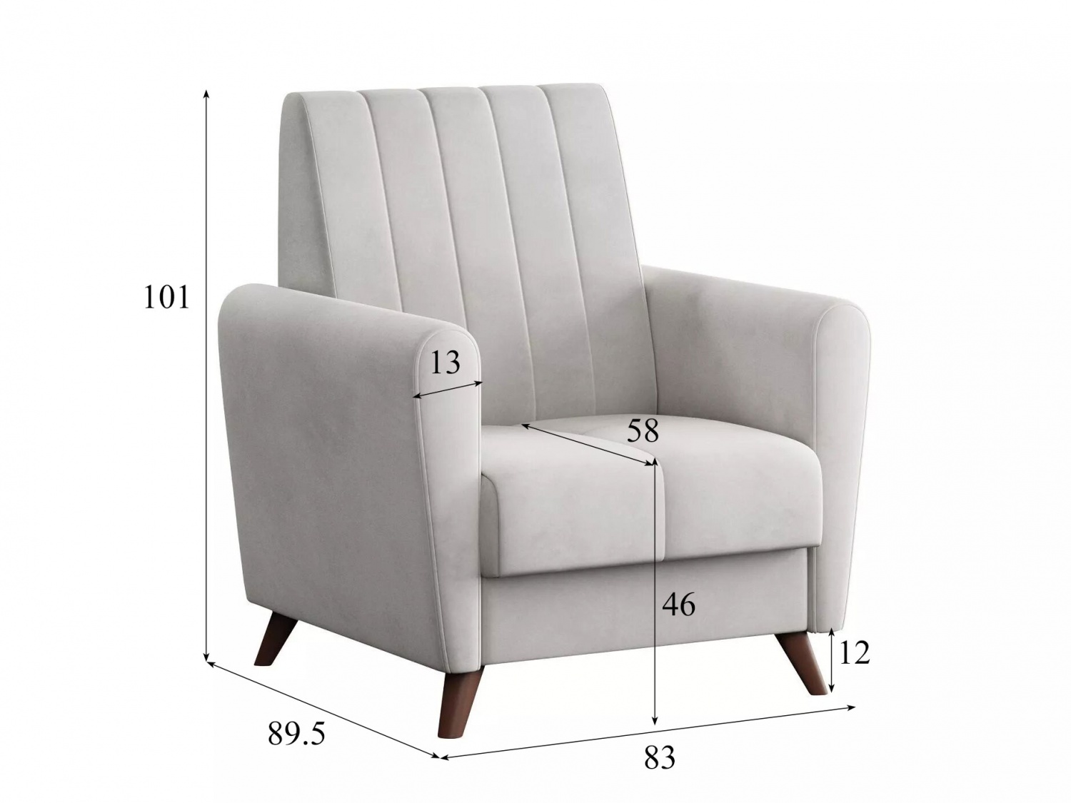 Кресло для отдыха Монако Модель 002 (Ультра дав) купить в Москве