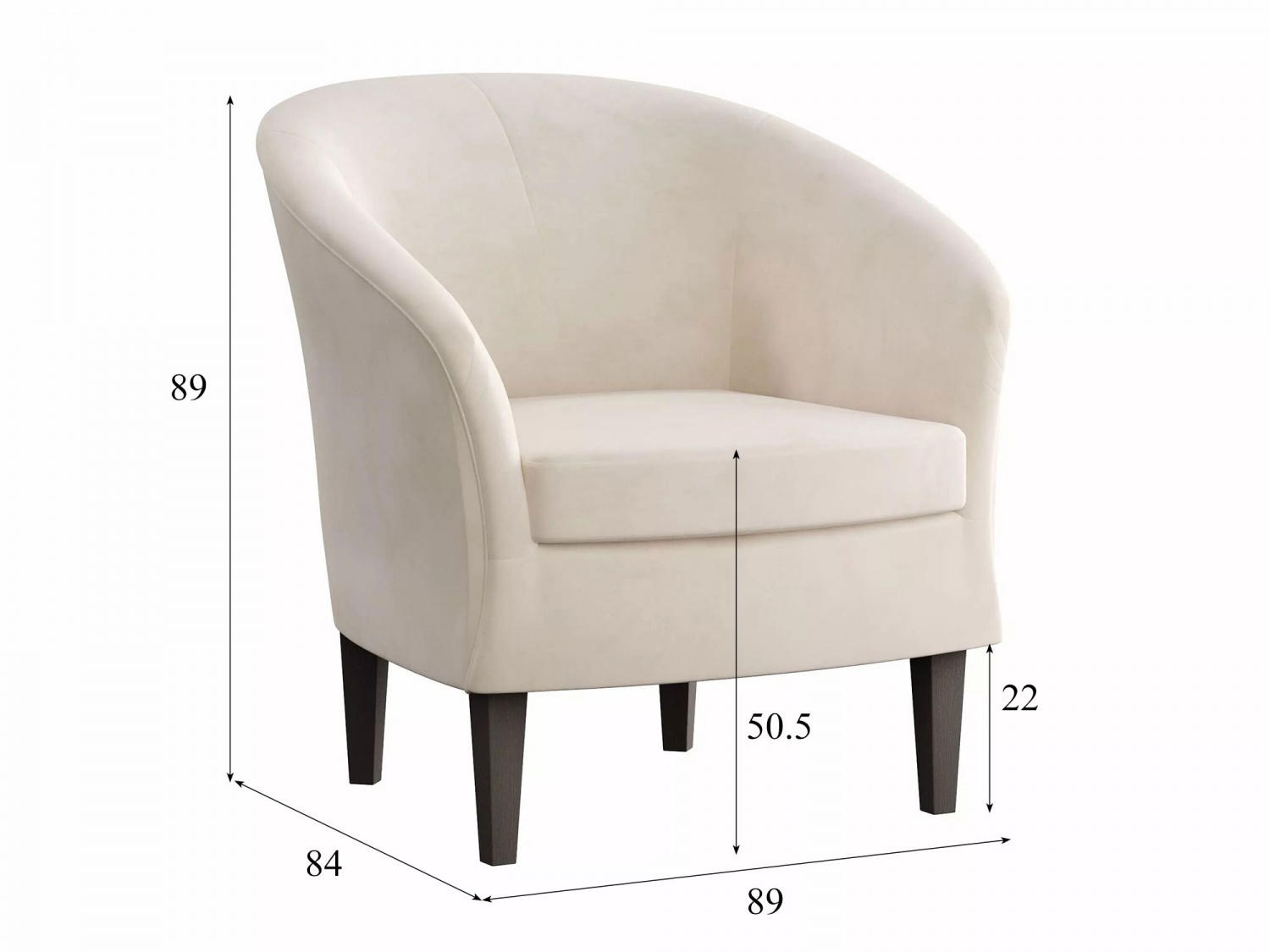 Кресло для отдыха Оскар Модель 016 (Ультра ивори) купить в Москве