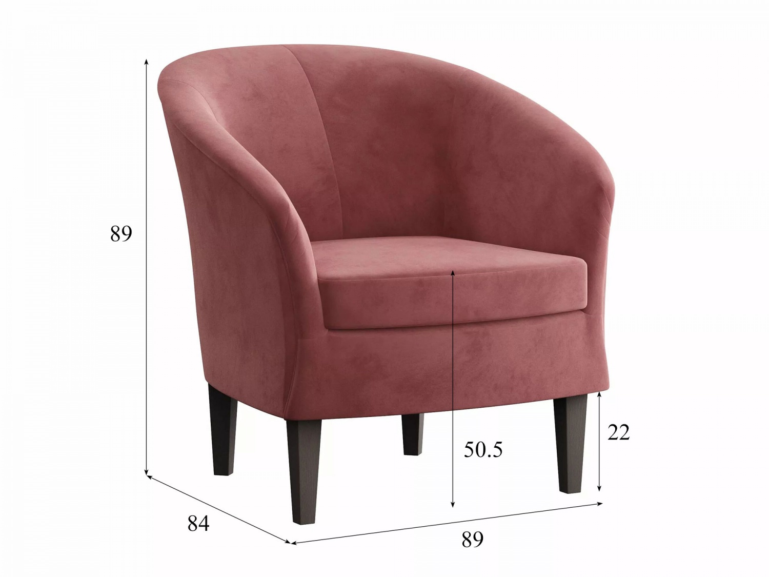 Кресло для отдыха Оскар Модель 016 (Ультра коралл) купить в Москве