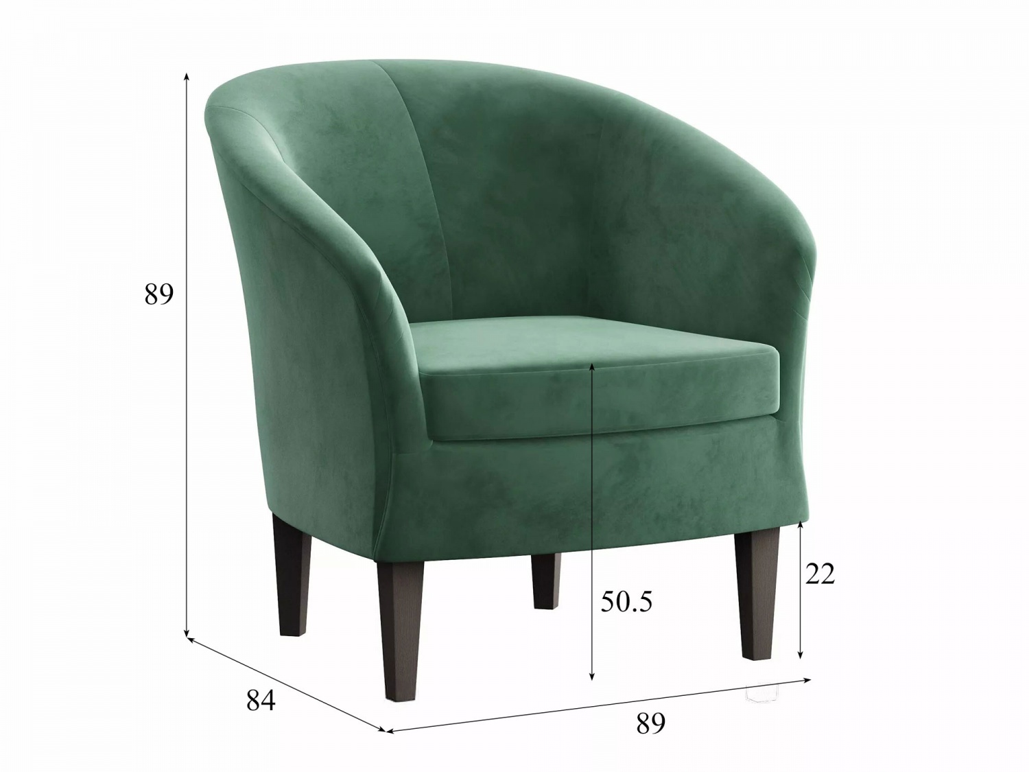 Кресло для отдыха Оскар Модель 016 (Ультра форест) купить в Москве