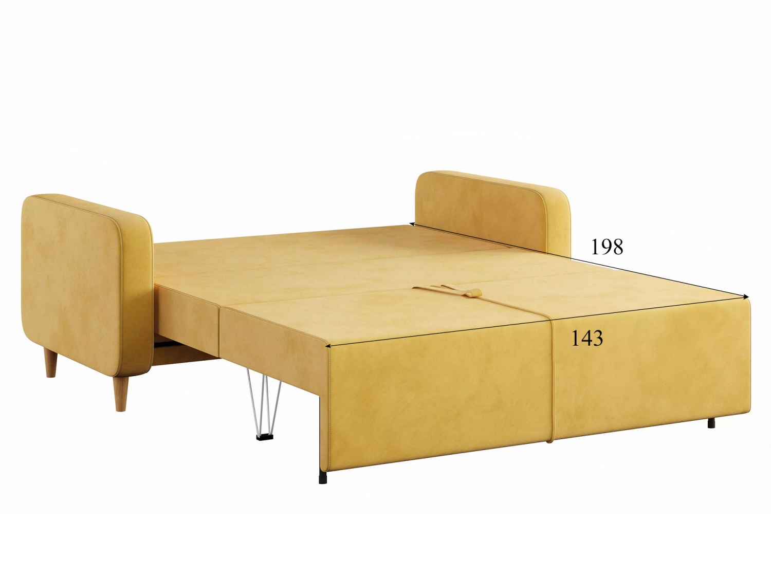 Диван Остер Модель 070 (Ультра мустард) купить в Москве