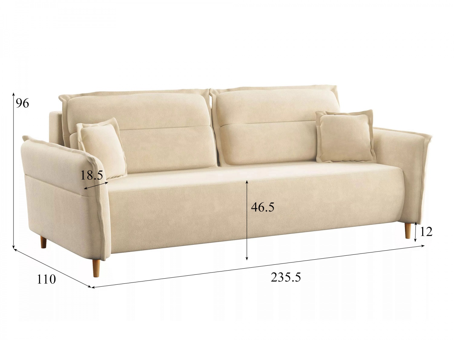 Диван Пуэр Модель 065 (Laim 03) купить в Москве