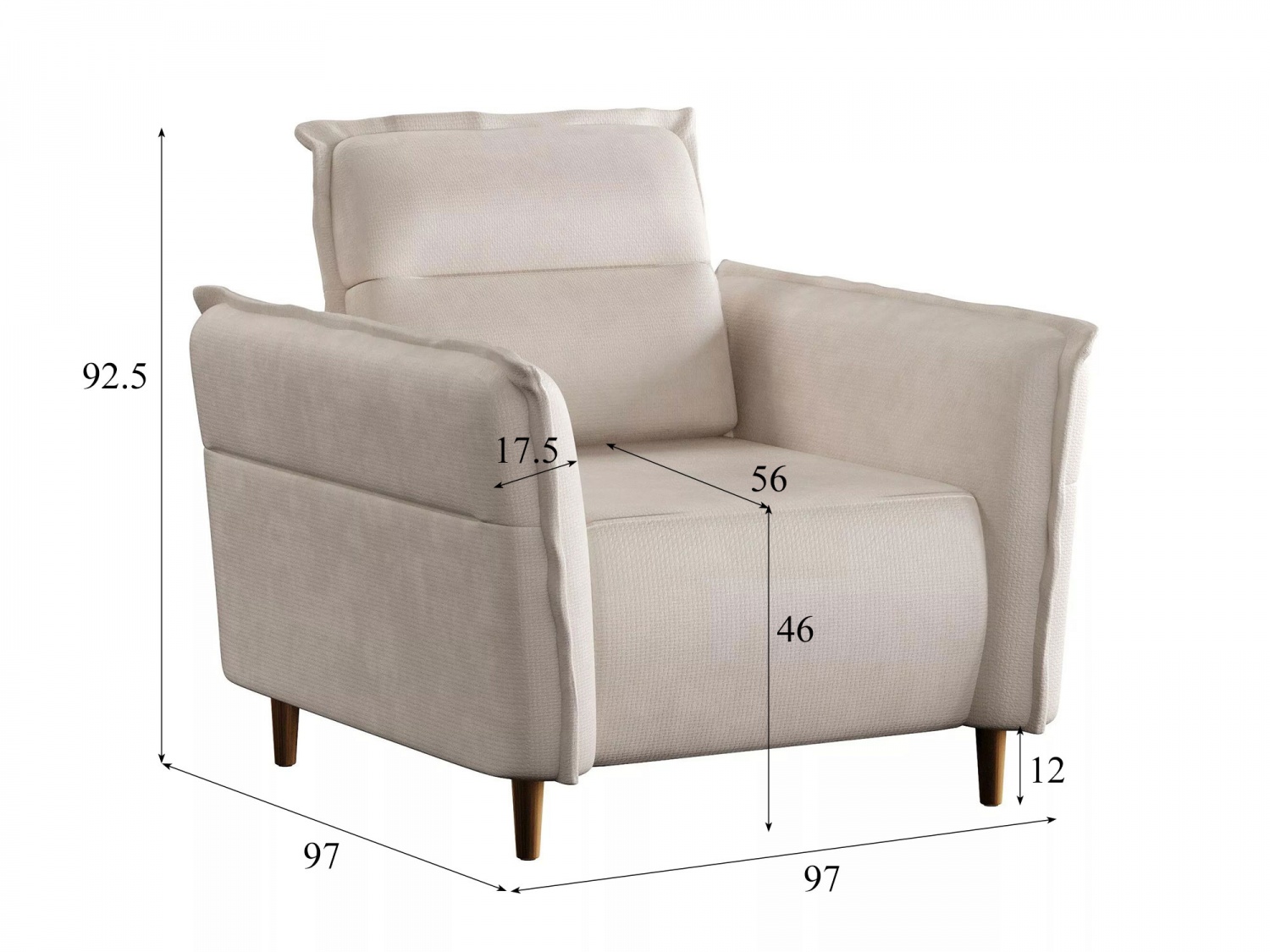 Кресло для отдыха Пуэр Модель 065 (Муза 04) купить в Москве