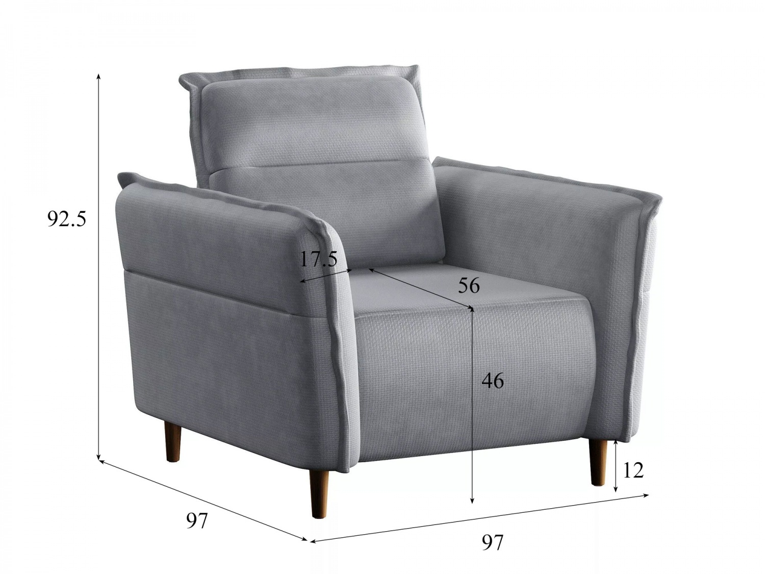 Кресло для отдыха Пуэр Модель 065 (Муза 08) купить в Москве