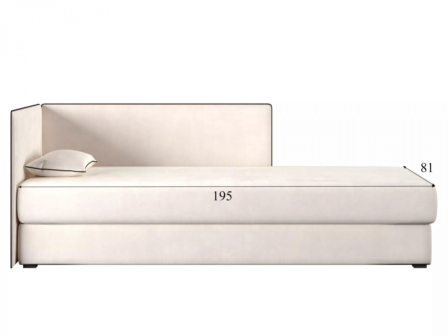 Тахта MIA Левая Модель 064 (Вивальди 2+Madrit 925) купить в Москве