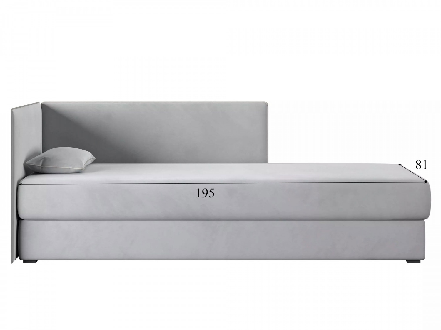 Тахта MIA Левая Модель 064 (Ультра смог+Madrit 982) купить в Москве