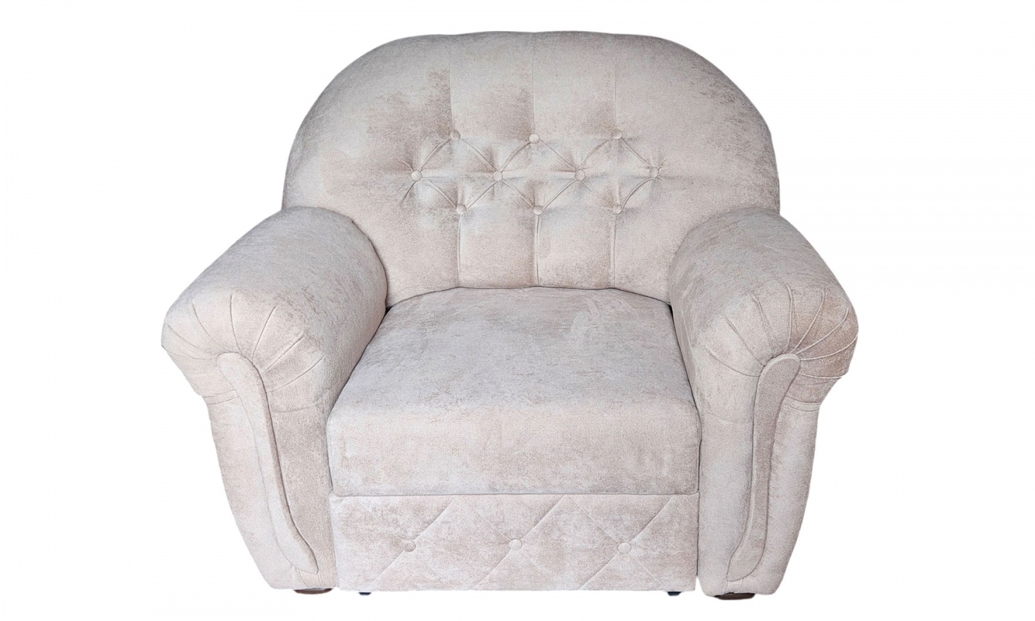 Кресло-кровать Лорд 63ТТ, бежевый велюр, независимые пружины купить в Москве