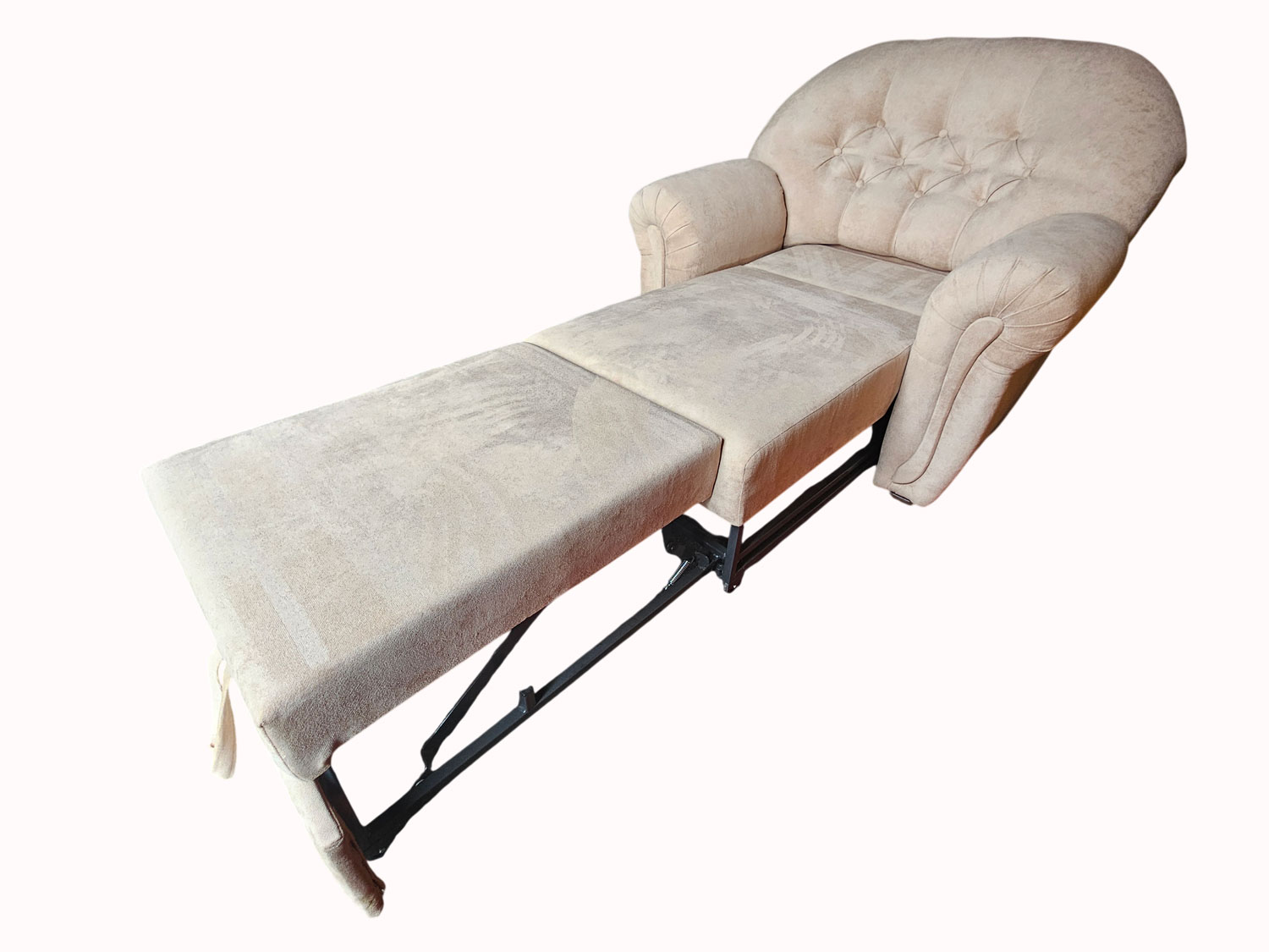 Кресло-кровать Лорд 63ТТ, бежевый велюр, независимые пружины купить в Москве